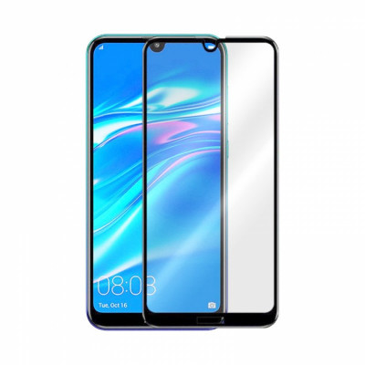 Захисне скло 2.5D Glass Full Glue для Huawei Y7 2019//Y7 Pro 2019 DUB-L21/DUB-L23 Чорний (17890)