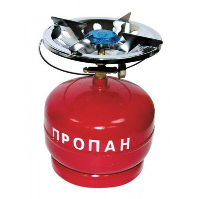 Газовий балон туристичний Турист з пальником 5L Red (3_02876)