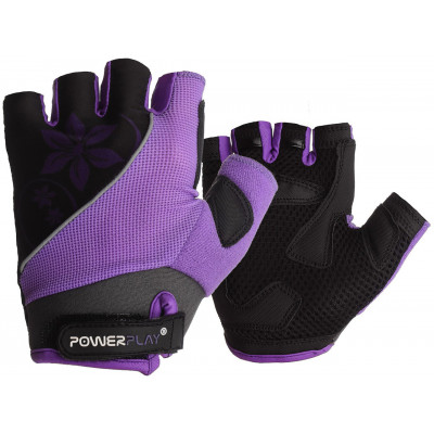 Велорукавички PowerPlay 5281 D XS Фіолетові (5281D_XS_Purple)