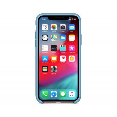 Чохол силіконовий soft-touch RCI Silicone Case для iPhone 11 Pro Max Cornflower