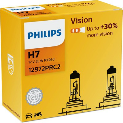 Автолампа PHILIPS 12972PRC2 H7 55W 12V PX26d Premium 2pcs.