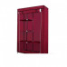 Тканинна шафа HCX Storage Wardrobe на 6 секцій Бордова (258537)