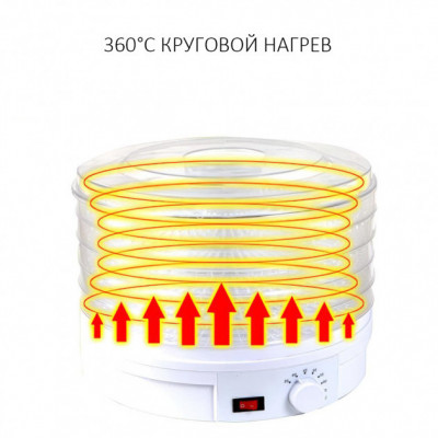 Сушарка для овочів та фруктів Royals Berg електрична 800W