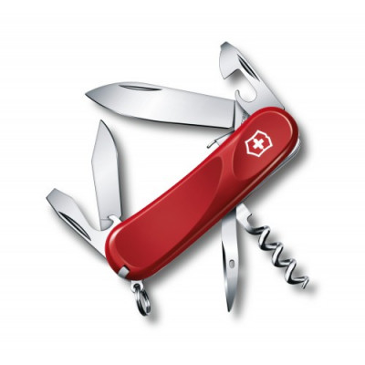 Швейцарський ніж Victorinox EvoGrip 10 85 мм 12 функцій Червоний (2.3603.SE)