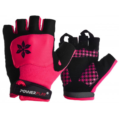 Велорукавички PowerPlay 5284 C XS Рожеві (5284C_XS_Pink)