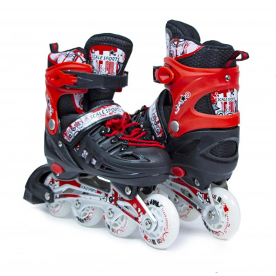 Роликові ковзани Scale Sports 38-42 Red (1352221228-L)