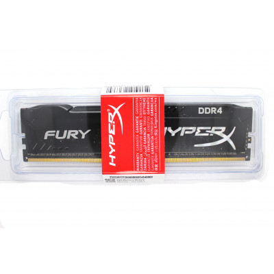 Оперативна пам'ять Kingston HyperX DDR4-2400 8192MB PC4-19200 Fury Black (HX424C15FB2/8)