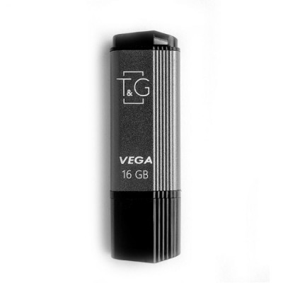 Флеш пам'ять T&G USB 2.0 16GB Vega 121 Grey