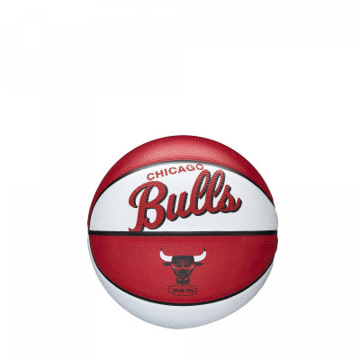 Міні-М'яч баскетбольний Wilson NBA TEAM RETRO BSKT MINI CHI BULLS SZ3