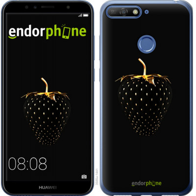 Силіконовий чохол Endorphone на Huawei Y6 Prime 2018 Чорна полуниця (3585u-1441-26985)