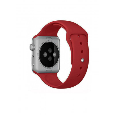 Ремінець Sport Band для Apple Watch 42/44mm силіконовий size(s) ARM Series 5 4 3 2 1 Chinese Red