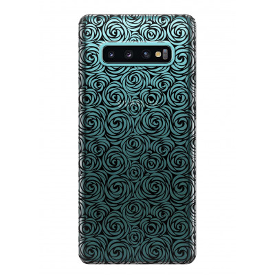 Чохол iSwag для Samsung Galaxy S10 Plus Чорні візерунки (H452)