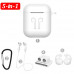 Чохол силіконовий DS Case для Apple AirPods/AirPods 2 White (343532331)