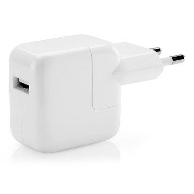 Зарядний пристрій Apple Original MD836 1 порт USB швидка зарядка 2.4A СЗУ White (00197)