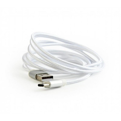 Кабель Cablexpert USB 2.0 - USB Type-C, 1.8м Сріблястий (CCB-mUSB2B-AMCM-6-S)