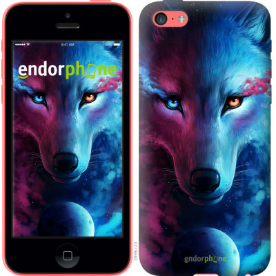 Пластиковий чохол Endorphone на iPhone 5c Арт-вовк (3999t-23-26985)