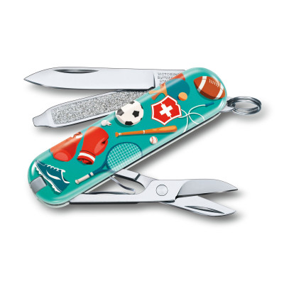 Складаний кишеньковий ніж Victorinox Classic Limited Edition Sports World 58 мм 7 функцій (0.6223.L2010)