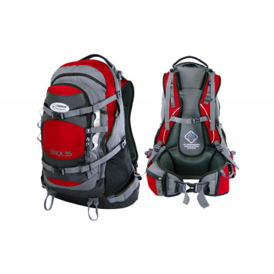 Рюкзак Terra Incognita Tirol 35 Red-Grey (TI-00759)