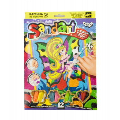 Набір для творчості Dankotoys Sandart Чарівна фея (SA-01-01,02,0)