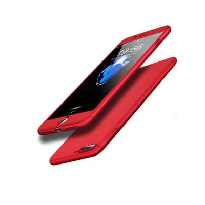 Чохол MakeF + скло на Iphone 7/8 Red (HbP050415)