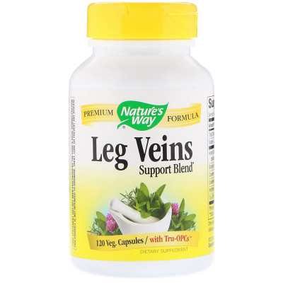 Підтримка вен Nature's Way Leg Veins Support Blend 120 капсул (NWY15335)