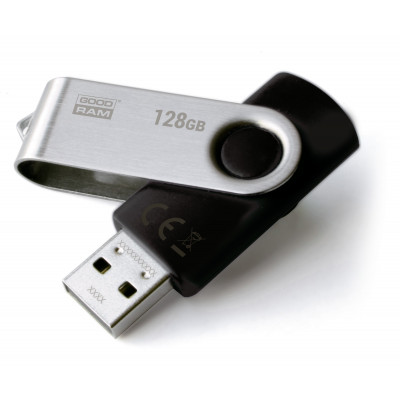 Флеш-накопичувач USB 128GB GOODRAM UTS2 (Twister) Black (UTS2-1280K0R11)