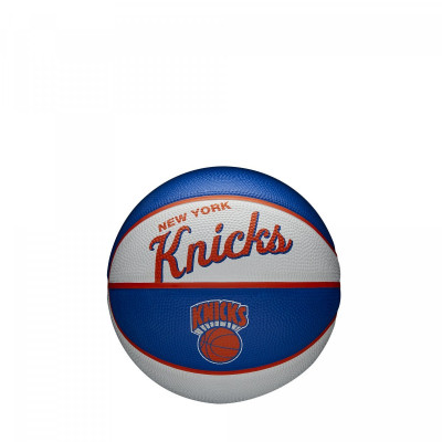 Міні-М'яч баскетбольний Wilson NBA TEAM RETRO BSKT MINI NY KNICKS SZ3