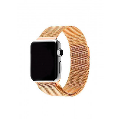 Ремінець Milanese Loop для Apple Watch 42/44mm металевий ARM Series 5 4 3 2 1 Gold