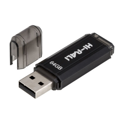 Флеш пам'ять Hi-Rali Stark USB 2.0 64GB Black