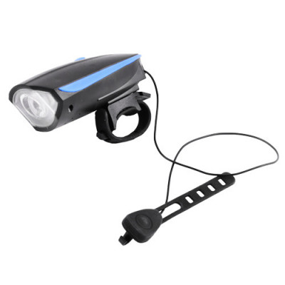 Велофара із сигналом на батарейках Speaker Bicycle Light Feel Fit