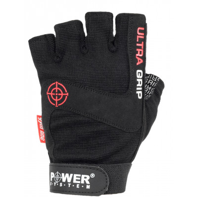 Рукавички для фітнесу та важкої атлетики Power System Ultra Grip PS-2400 XS Black