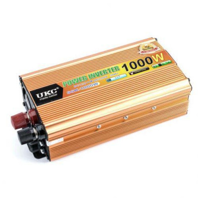 Інвертор перетворювач авто UKC 24V-220V 1000W