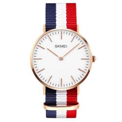 Годинник Skmei 1181 Blue/White/Red Nylon BOX (1181BOXBWRN)