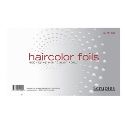 Фольга для знебарвлення волосся SCRUPLES Haircolor Jumbo Foils 10x6 (8942)