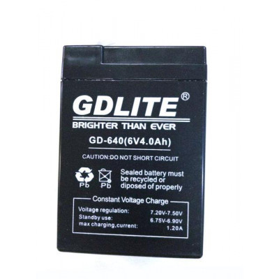 Акумулятор батарея GDLITE 6V 4.0Ah GD-640 (004108)