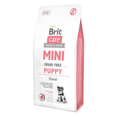 Сухий корм Brit Care GF Mini Puppy Lamb 7 kg (для цуценят та молодих собак мініатюрних порід)