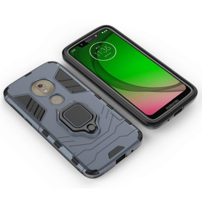 Чохол Ring Armor для Motorola Moto G7 Play Blue (arbc6924)