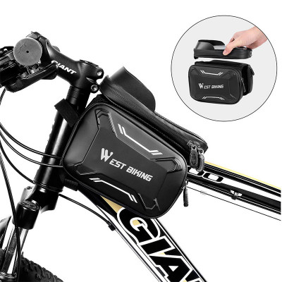 Сумка велосипедна West Biking Smart 0707213 Чорно-сірий (4956-15094)