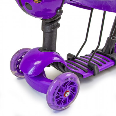 Самокат багатофункціональний Scooter Сонечко 5in1 Violet (1350702347)