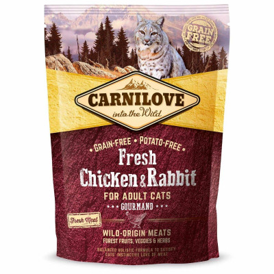 Корм для котів Carnilove Fresh Chicken Rabbit 400 г з куркою та кроликом