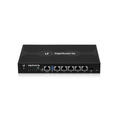 Маршрутизатор Ubiquiti EdgeRouter ER-6P (Quad-Core 1GHz/1GB, 5x1GE, 1xSFP, passive poe)