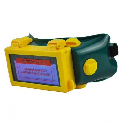 Захисні окуляри RIAS Welding Mask для зварювання та різання металу Yellow-Green (3_01576)