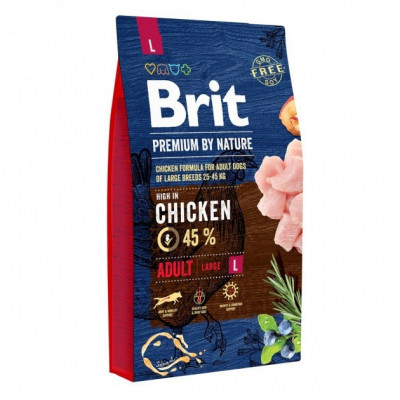 Brit (Чехія) Сухий корм Brit Premium Adult L 8 kg (для дорослих собак великих порід)