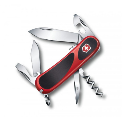 Швейцарський ніж Victorinox EvoGrip S101 85 мм 12 функцій Червоно-чорний (2.3603.SC)