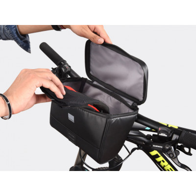 Велосумка під смартфон Sahoo 112049 Handlebar Bag 2L Black (6920636792831)