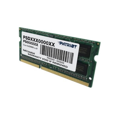 Оперативна пам'ять SO-DIMM DDR3 4GB/1600 DDR3 1.35В Patriot Signature Line (PSD34G1600L2S)