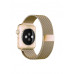 Ремінець Milanese Loop для Apple Watch 42/44mm металевий ARM Series 5 4 3 2 1 Gold