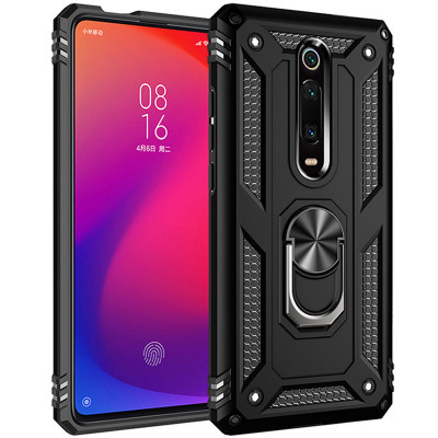 Удароміцний чохол Epik Serge Ring для Xiaomi Redmi K20 / K20 Pro / Mi9T / Mi9T Pro Чорний (761524)