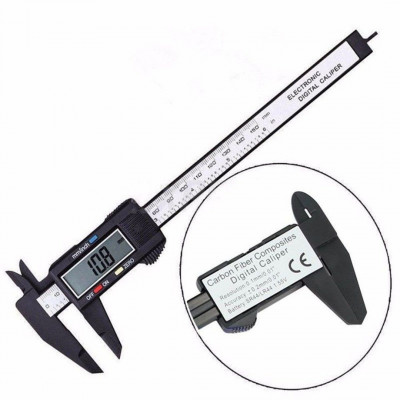 Штангенциркуль електронний Digital caliper 150 мм Чорний (20053100205)