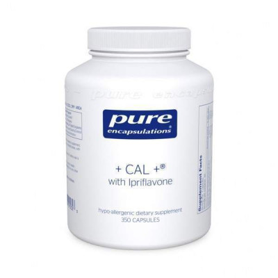 Вітаміни при остеопорозі, Pure Encapsulations, CAL + Ipriflavone, 210 капсул (21881)